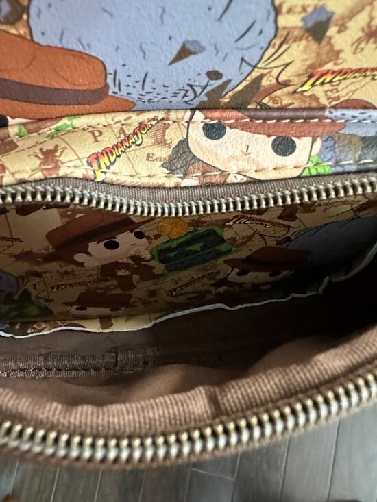 Indiana Jones Funko Pop Adventure Map Print Mini Backpack *NWT* main image 4
